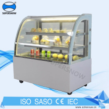 Front sliding glass door refrigerated cake display case